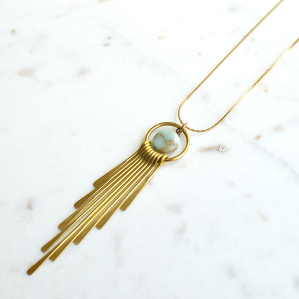 Aurelia Fringe Necklace – Ker-ij Jewelry Design