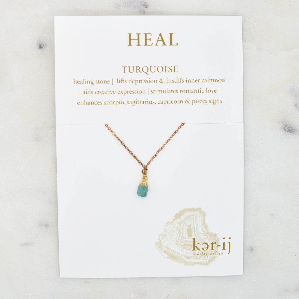 Turquoise Healing Stone Necklace [Heal]