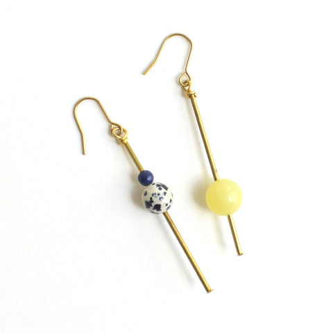 Fiona Mix & Match Asymmetrical Earrings
