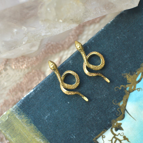 Ssssslithering Serpent Earrings