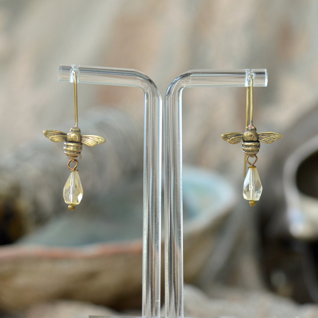 Queen Bee Honey Earrings