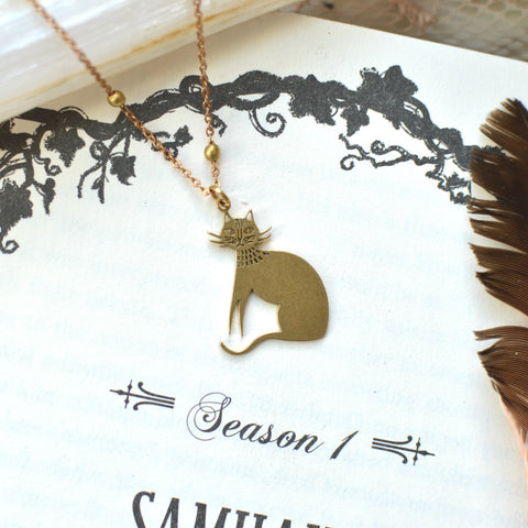 Purrrrr-fect Cat Charm Necklace