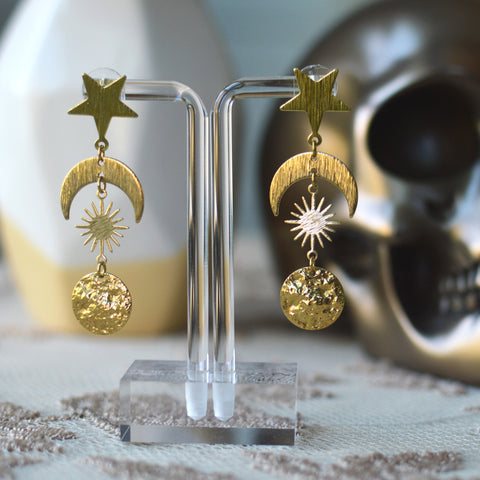 Celestial Dangle Earrings