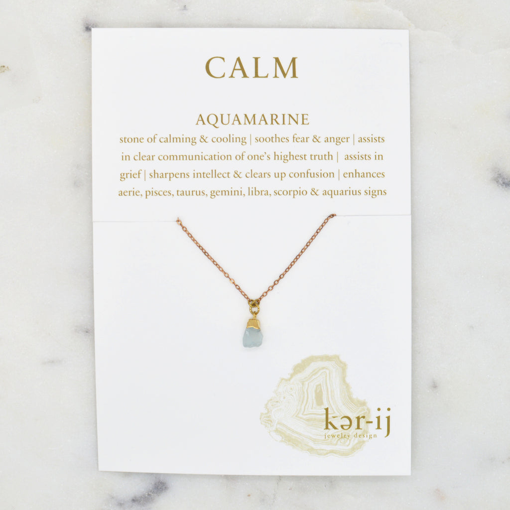 Aquamarine Healing Necklace [Calm]