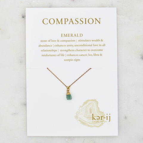 Emerald Healing Necklace [Compassion]